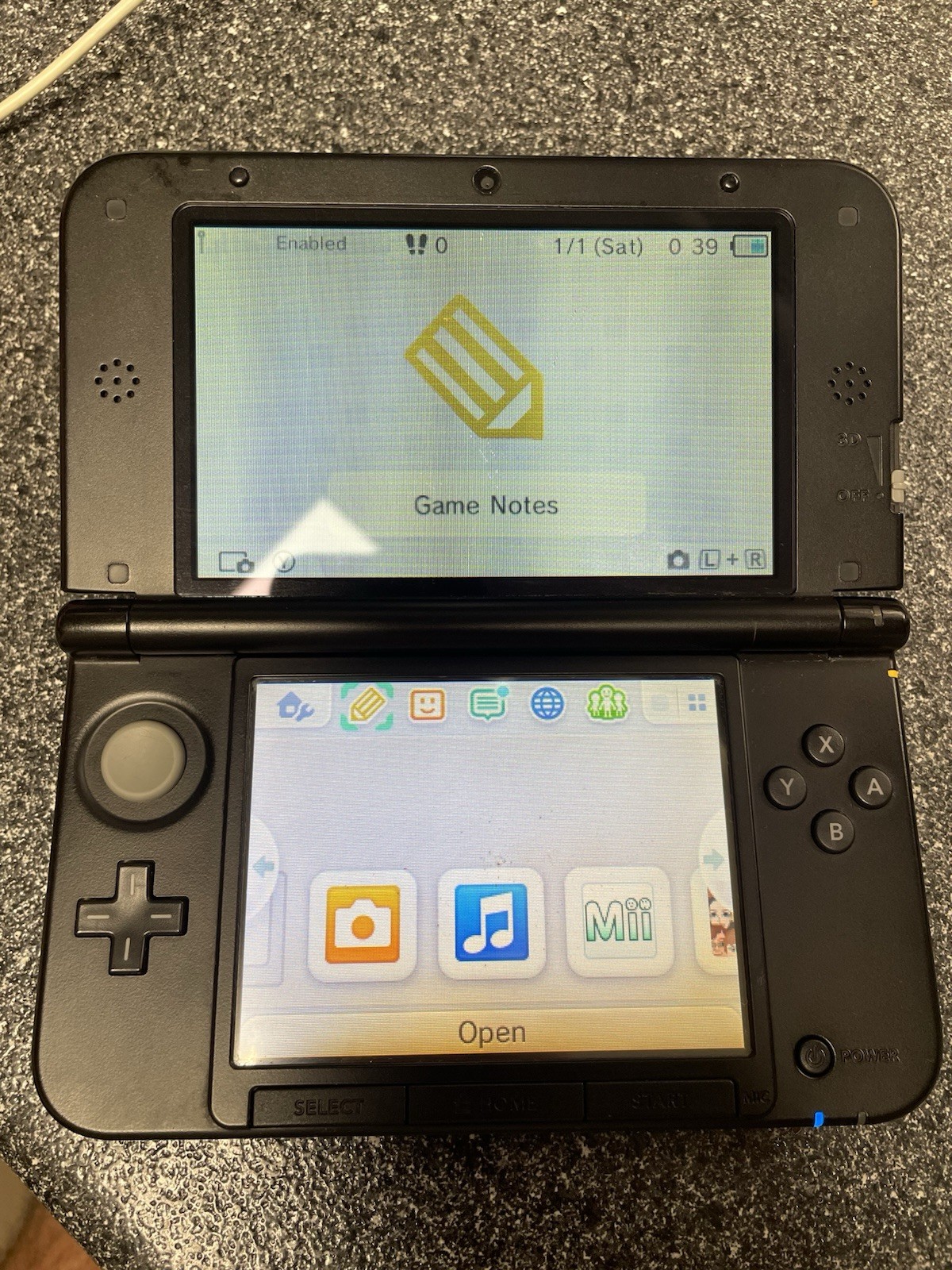 Nintendo 3DS XL Super Smash Bros. Edition Blue Handheld Console – NO SOUND