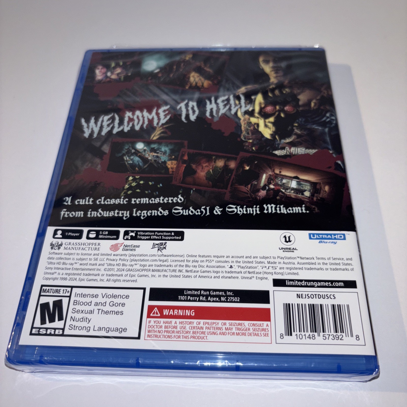 SHADOWS OF THE DAMNED HELLA REMASTERED COLLECTORS EDITION LIMITED RUN GAMES PS5