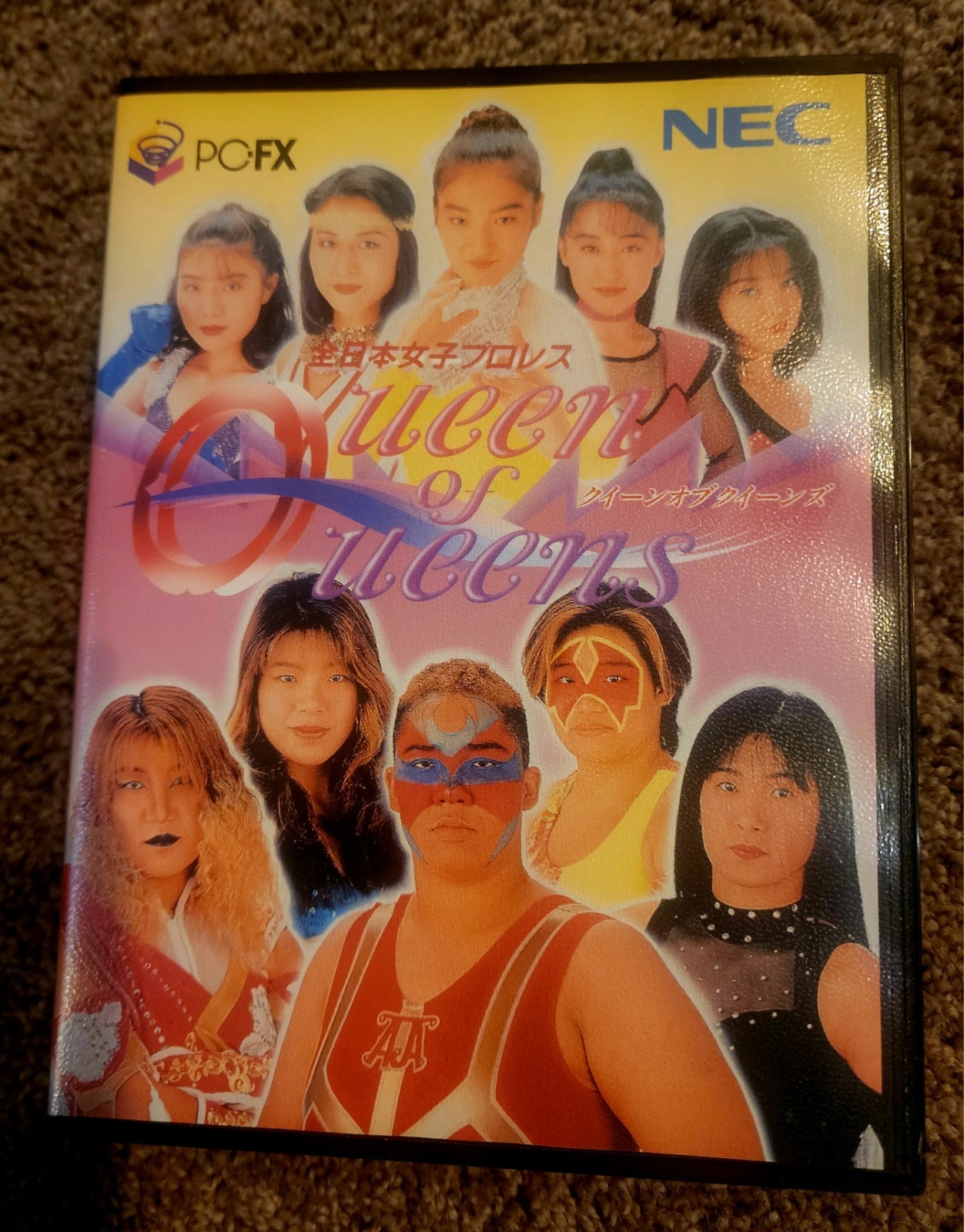 NEC PC-FX Queen of Queens Japanese US SELLER All Japan Women’s Pro Wrestling