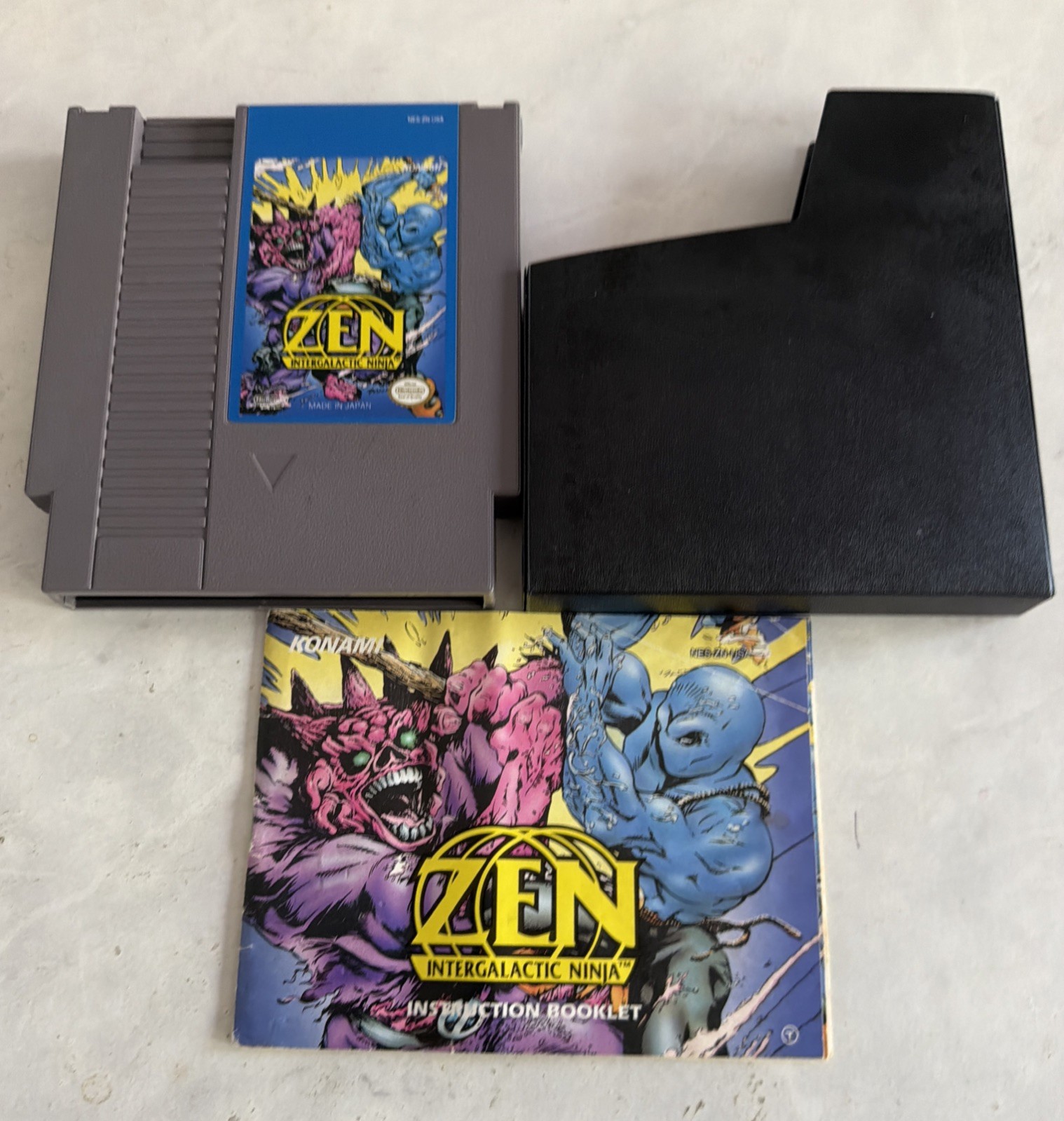 Zen: Intergalactic Ninja (Nintendo Entertainment System NES 1993) CIB/Complete