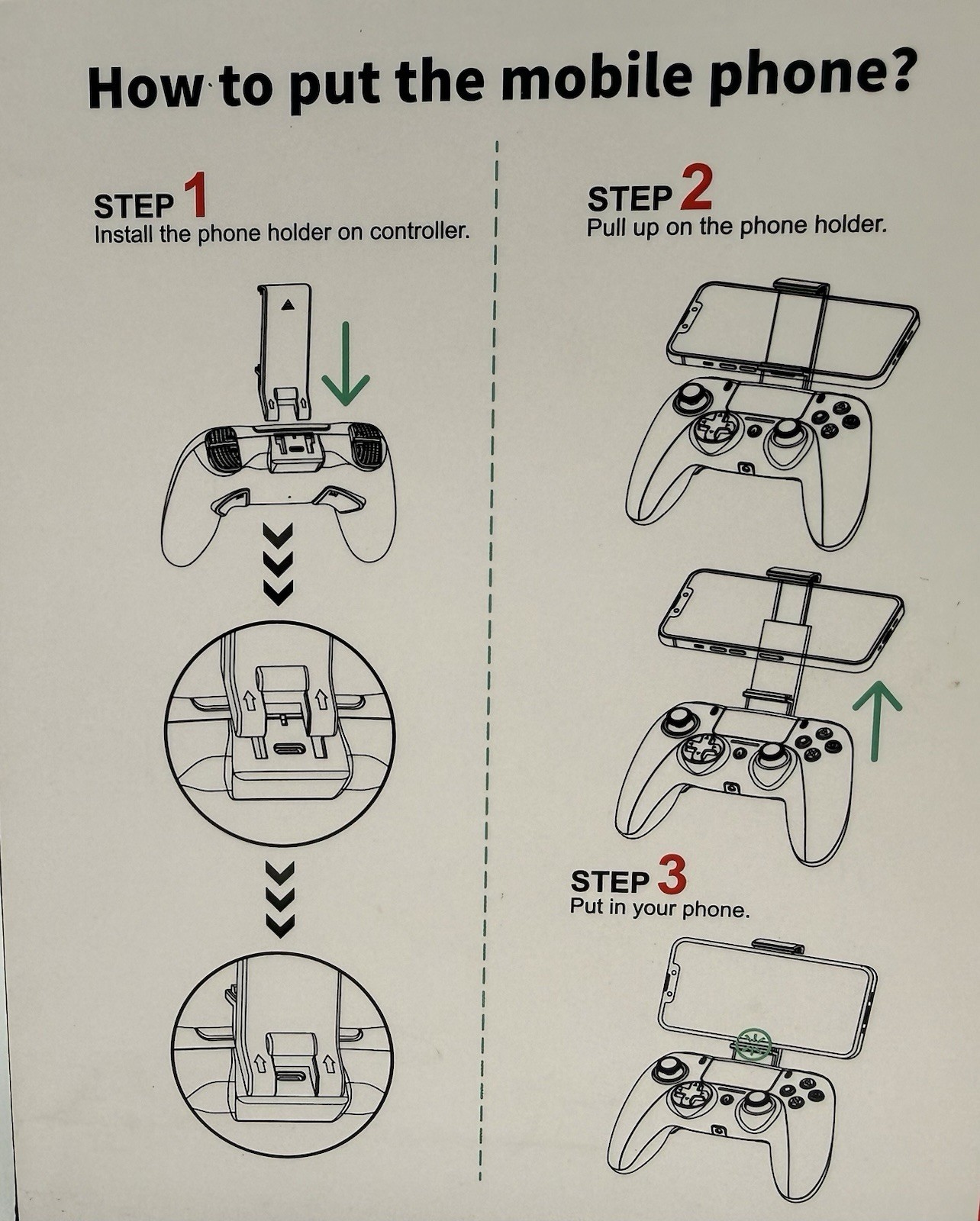 ShanWan Mobile Game Controller for PS4, PS3, PC, iOS, Android Q41 New