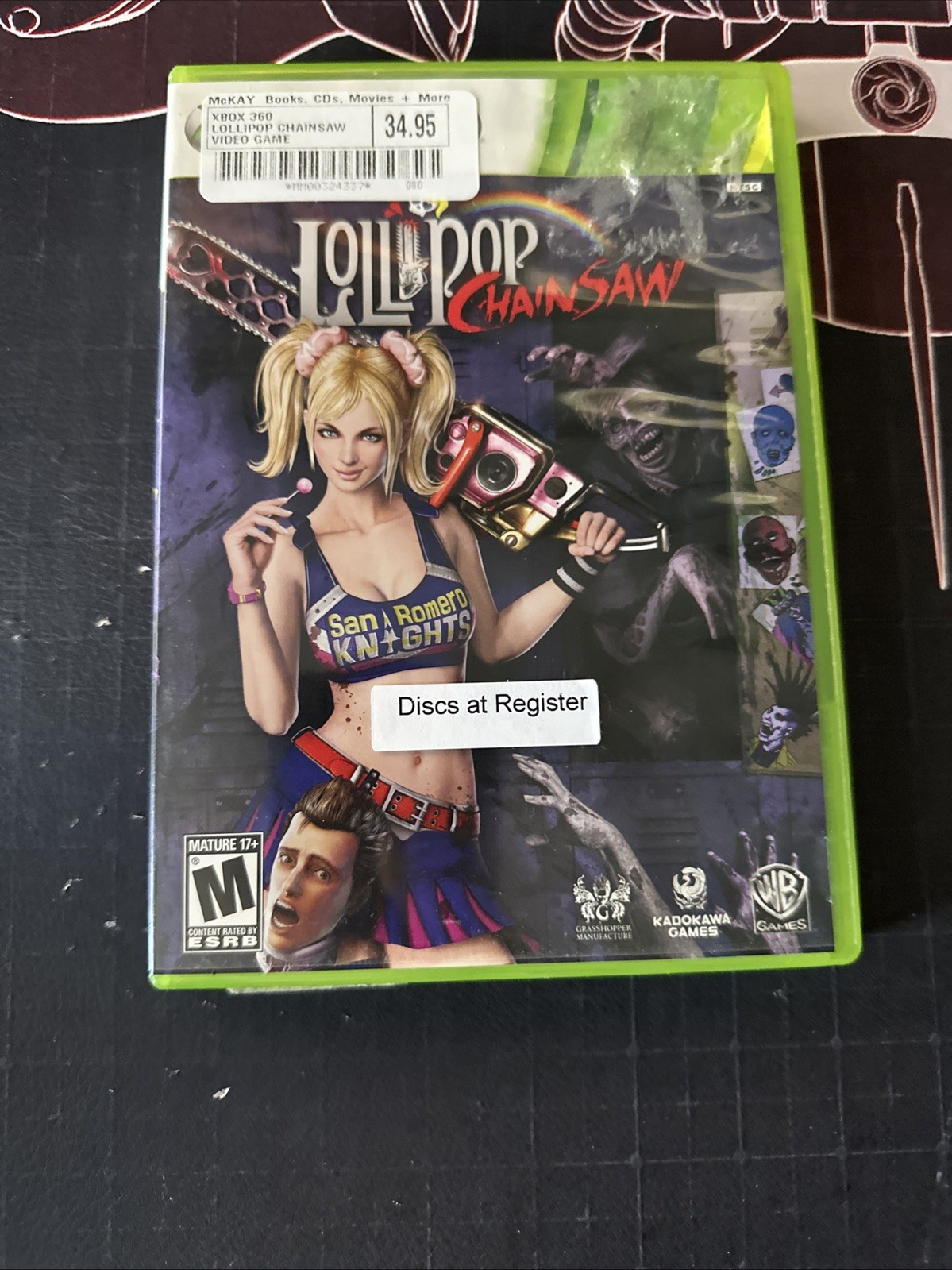 Lollipop Chainsaw (Microsoft Xbox 360, 2012) CIB