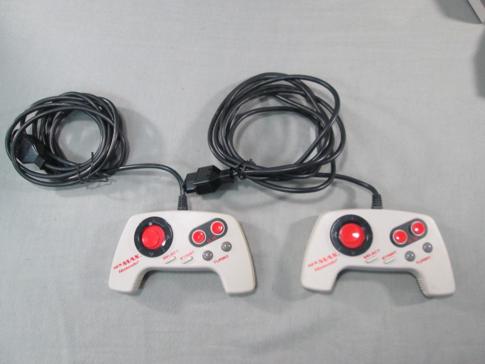 Nintendo NES MAX CONTROLLER Only Set of 2 TESTED Authentic Original Vintage 1988