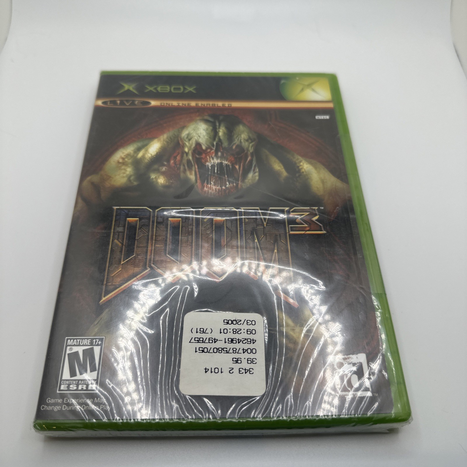 Doom 3 (Microsoft Xbox, 2005) SEALED