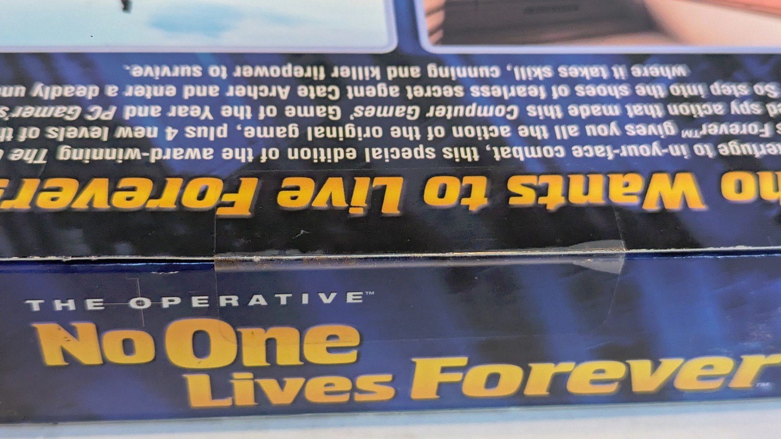 Operative: No One Lives Forever Game of the Year Edition 2001 Big Box Sealed