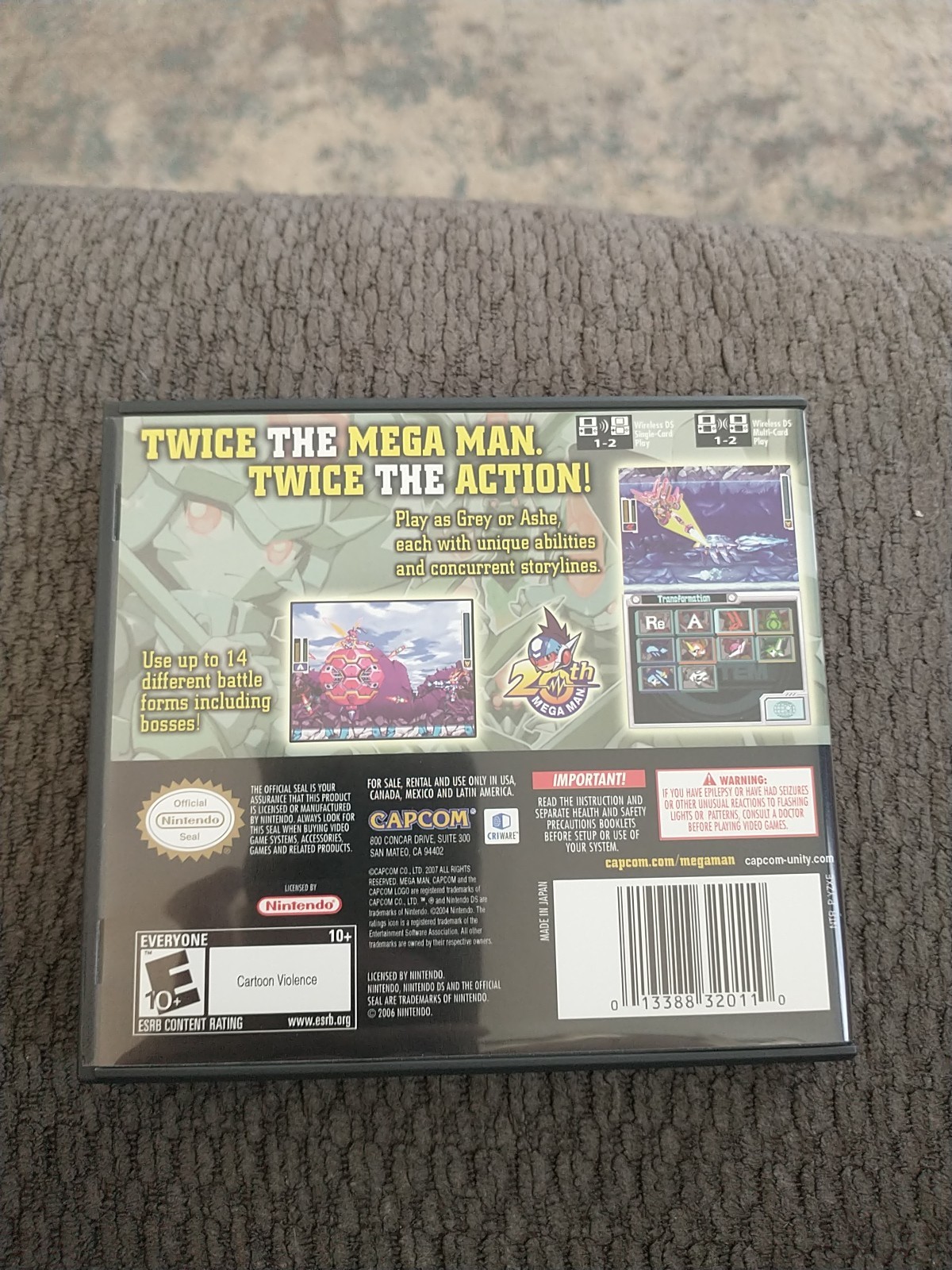 Mega Man ZX Advent (Nintendo DS, 2007) Complete With Box And Manual Clean /Mint
