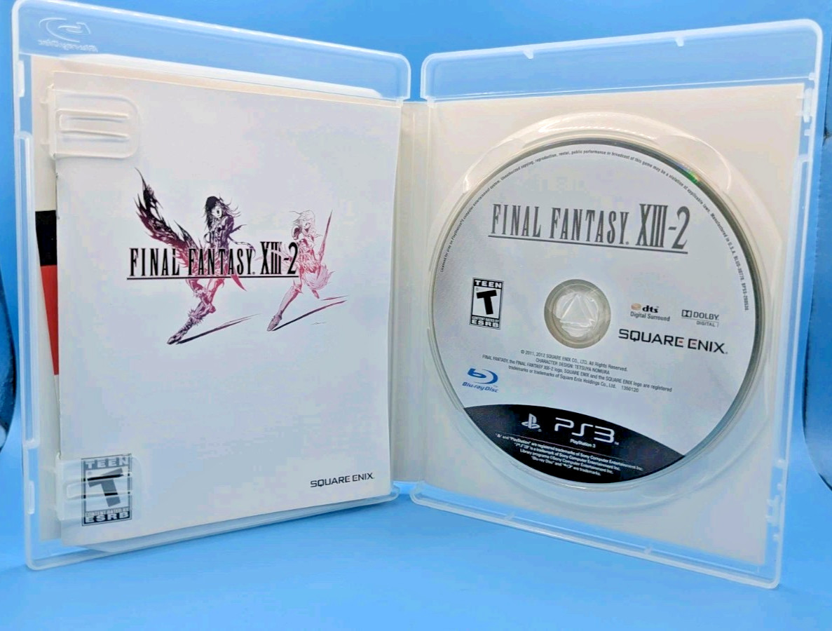 Final Fantasy XIII +Guide XIII-2 Novella Edition XIII-3 Returns PS3 Complete Set