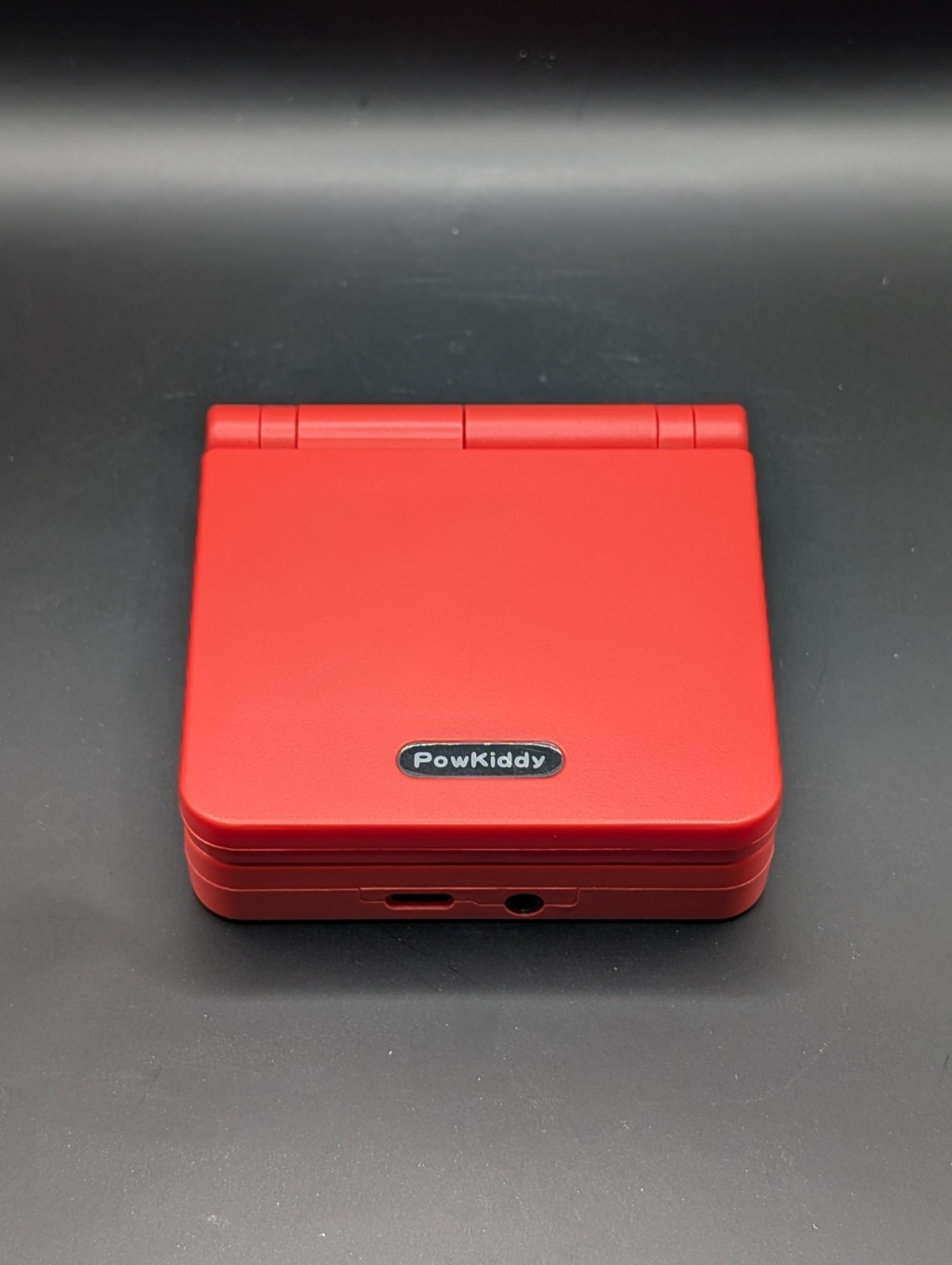 Red/Orange Powkiddy V90 – W/ Stock 64 GB SD with Miyoo Custom Firmware