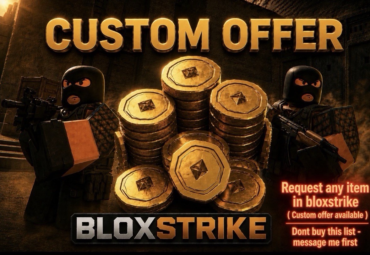 | Roblox | BloxStrike Trade Tokens 1k + | CHEAP & Fast Delivery! 🔥