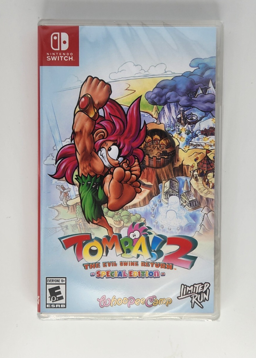 Tomba! 2: The Evil Swine Return Special Edition – LRG (Nintendo Switch) NEW PAX