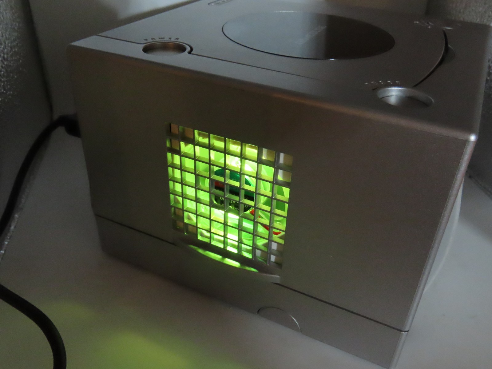 Nintendo GameCube LED COLOR CHANGING Lights Fan Assembly LED Mod OEM FAN PLUGS