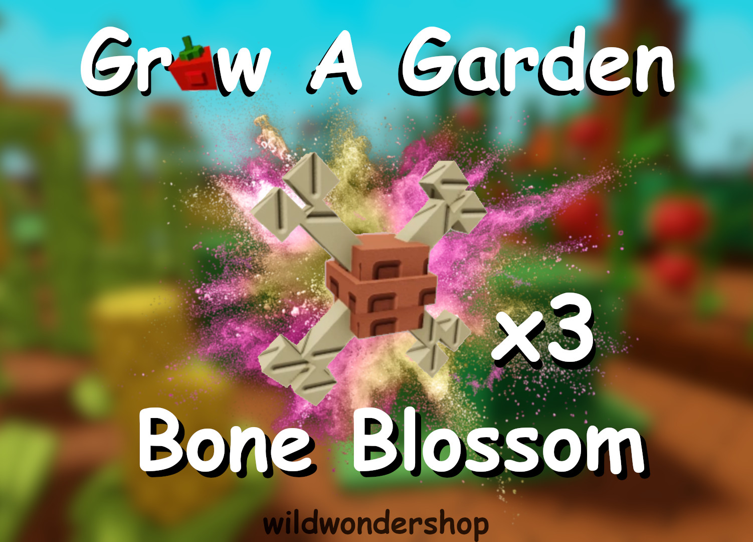 Roblox GROW A GARDEN | Collectible Fruits, Pets, & Sheckles | Fast & Easy