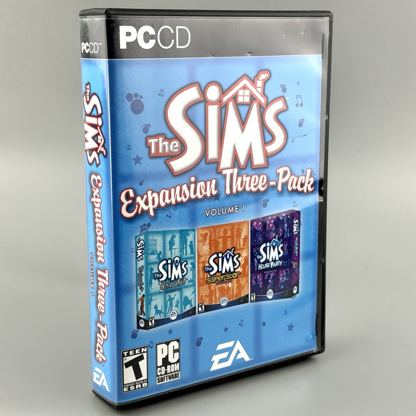 The Sims Expansion Three-Pack: Volume 1 (PC, 2005) CIB Complete – 3 Pack Vol One