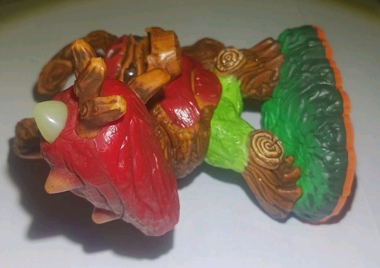 Skylanders GIANTS Bash Stump Cynder Tree Rex Series 2 orange base –
