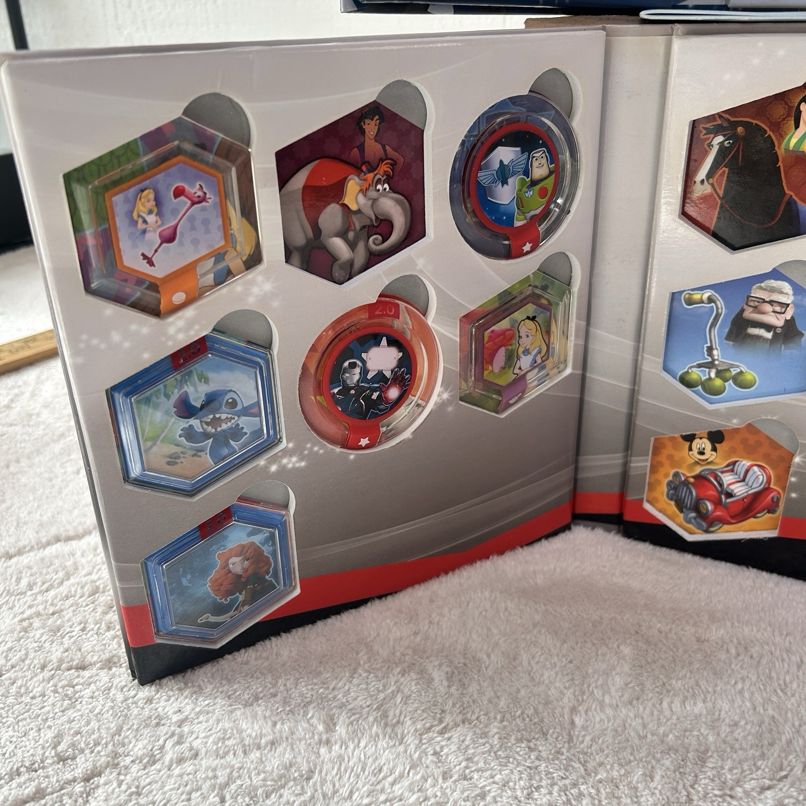 Disney Infinity Originals Power Disc Album Book Storage Case 3 Discs