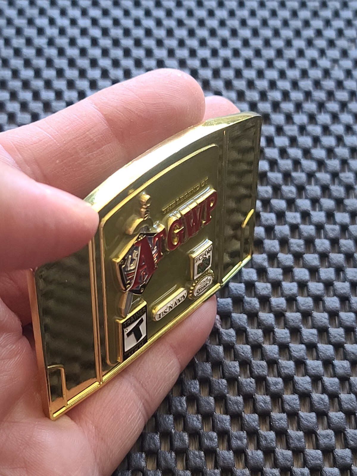 Legend of Zelda Ocarina of Time Challenge Coin Medal Nintendo 64 Promo US NAVY G