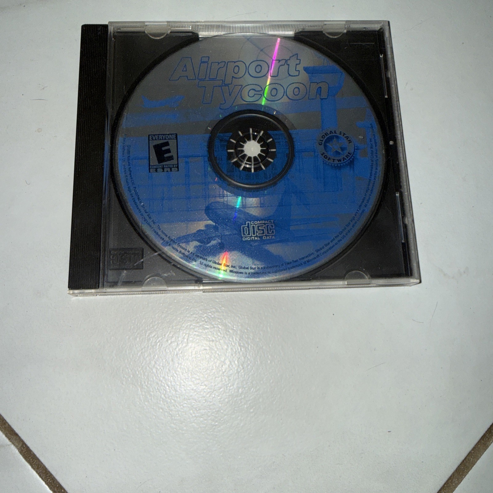 Airport Tycoon (PC, 2000) CD ROM Windows 95/98 Global Star Software Game & Case