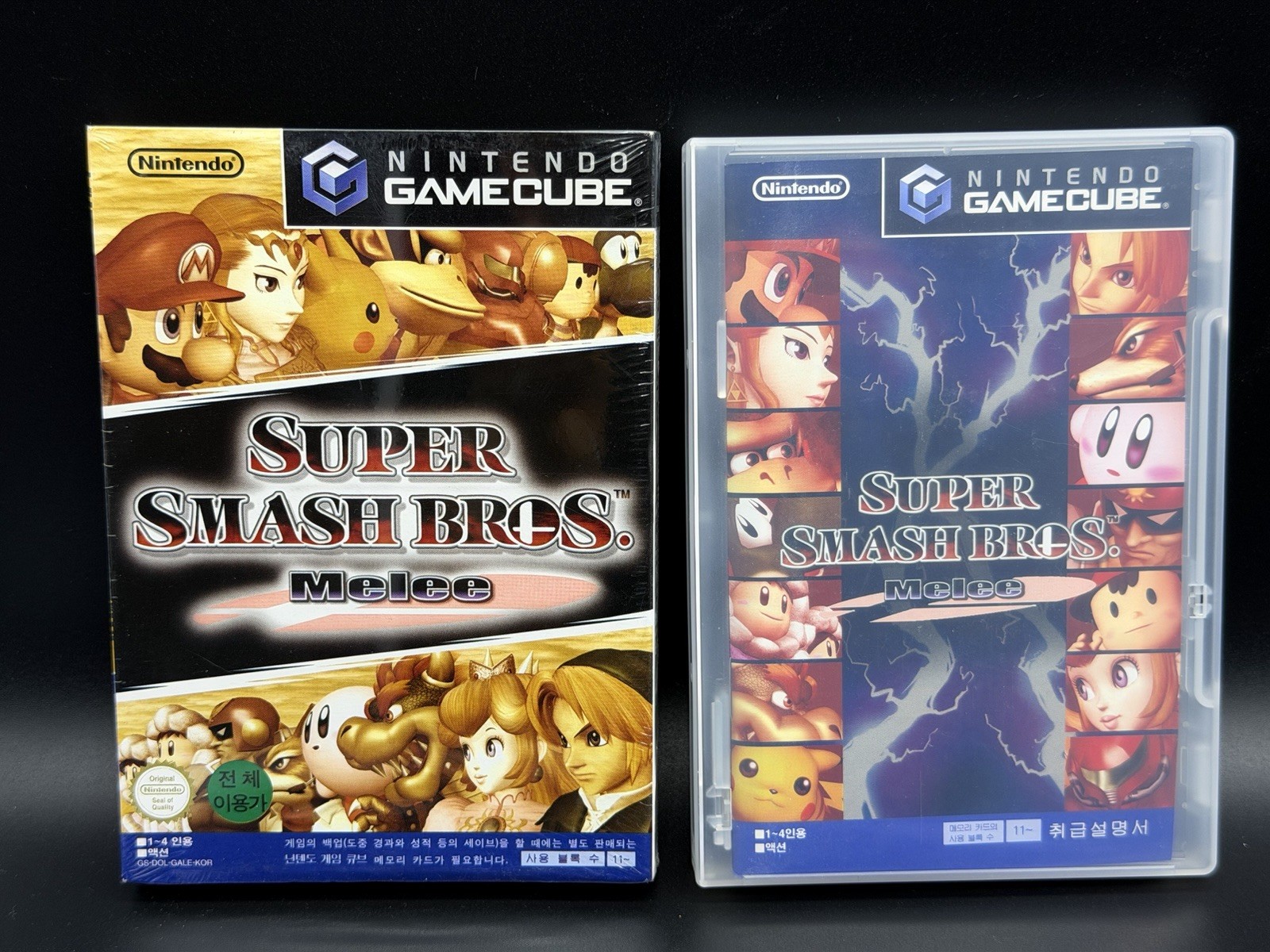 SUPER RARE Super Smash Bros Melee Nintendo GameCube GC Korean Version Korea CIB