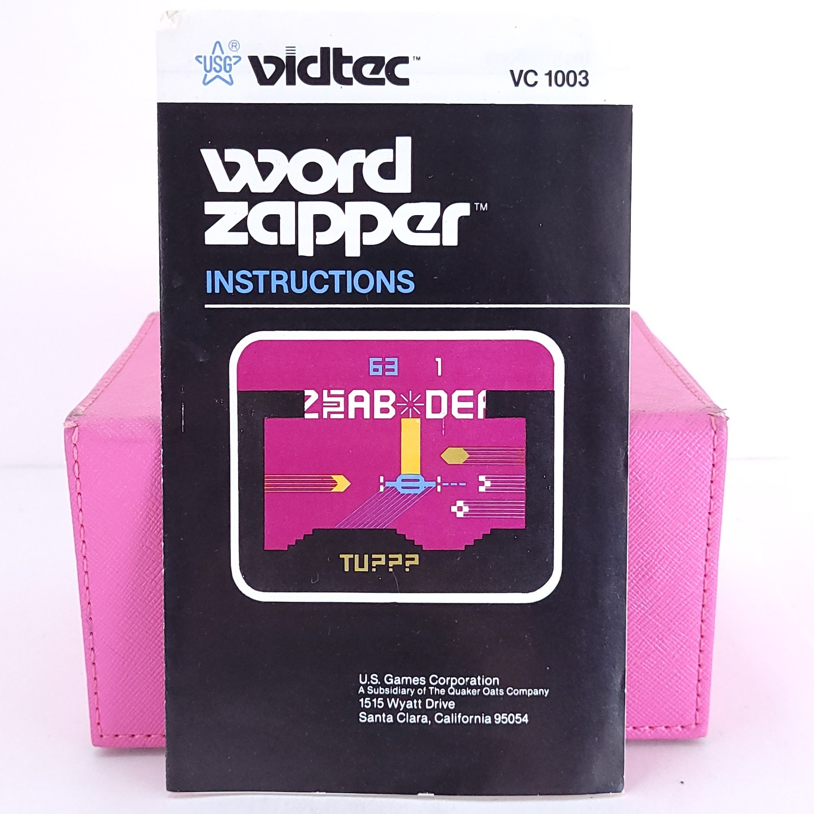 Word Zapper Atari 2600 w/Box + Manual