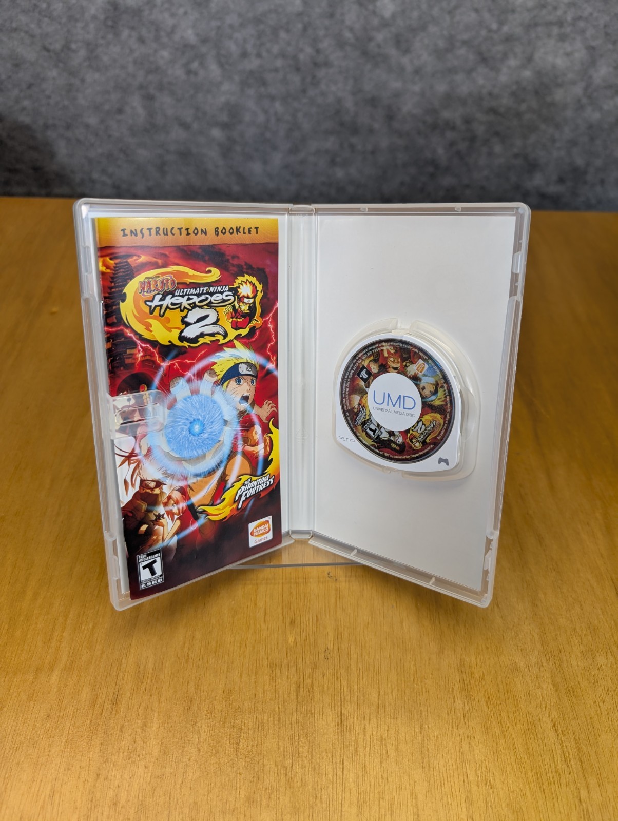 Naruto: Ultimate Ninja Heroes 2 The Phantom Fortress (Sony PSP, 2008) CIB! Works