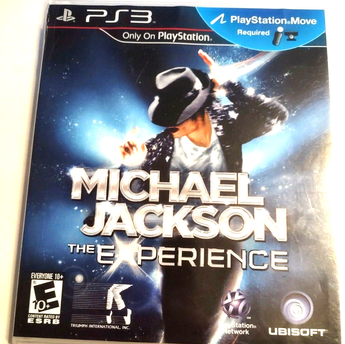 PS3 Michael Jackson The Experience Music Video Game 2011 Sony PlayStation 3