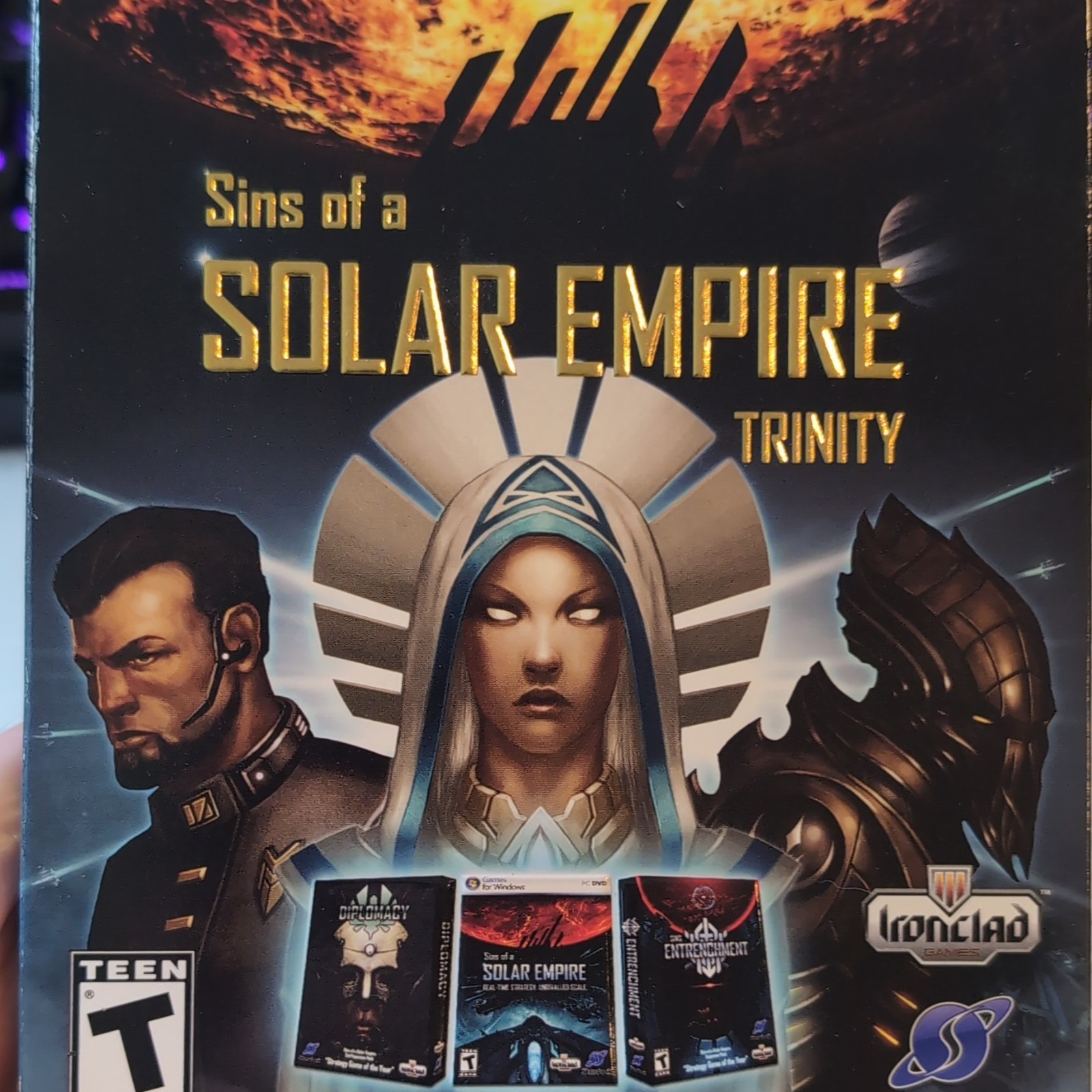 Sins of a Solar Empire: Trinity PC Strategy Game Ironclad Sealed Manual Included