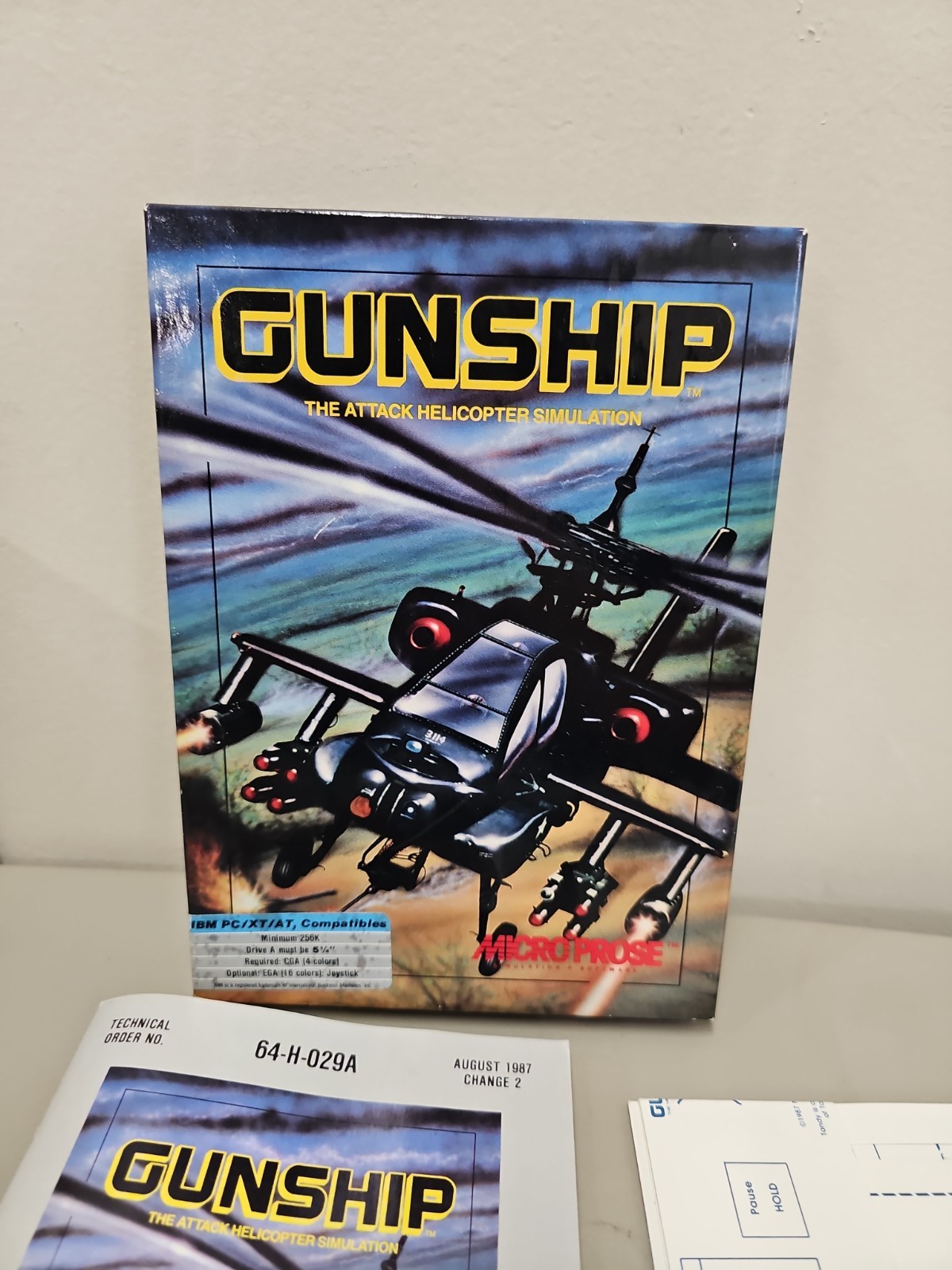 Gunship Attack Helicopter (1986) Micro Prose IBM PC