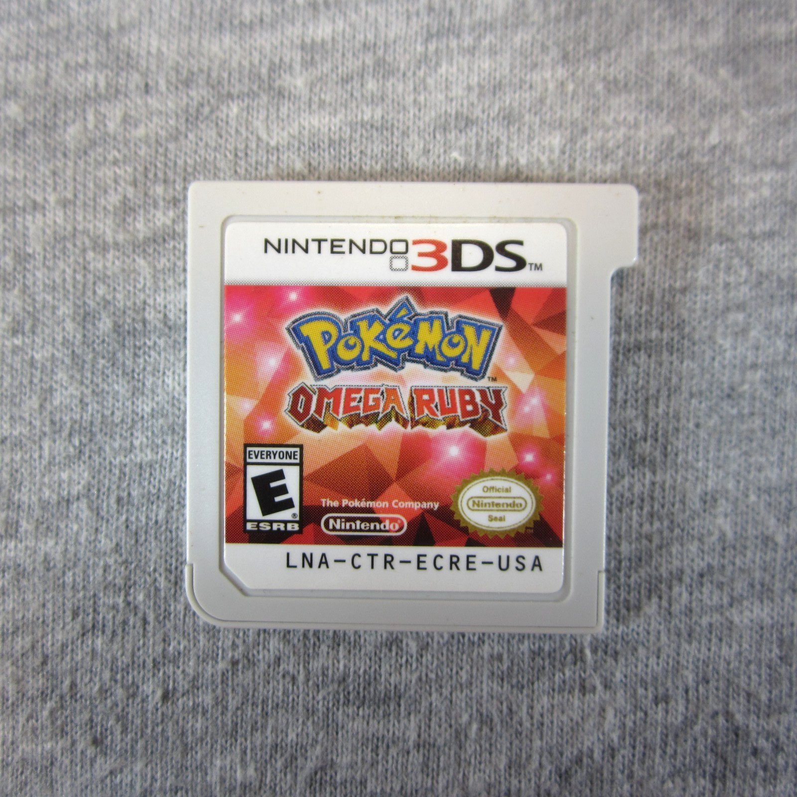 Nintendo 3DS Pokemon Omega Ruby Game Cartridge and Case