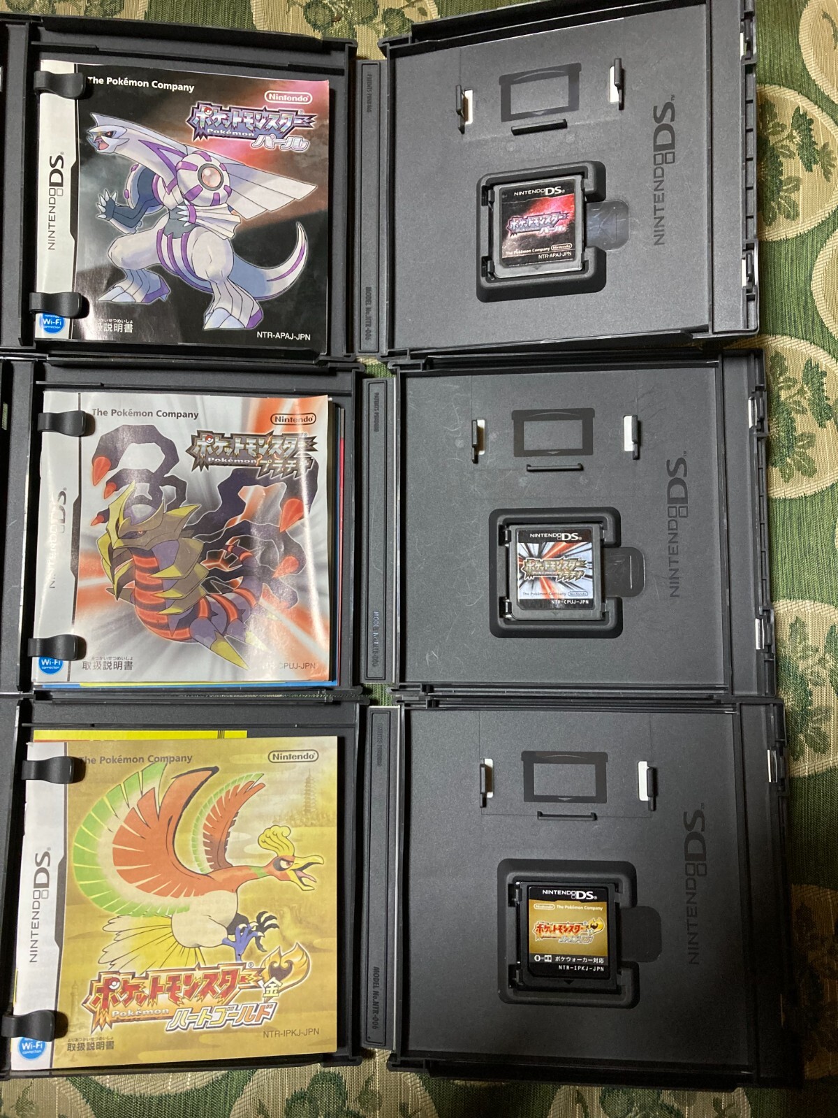 Pokemon Black 1 2 White 1 2 Diamond Gold Silver Platinum Pearl Nintendo DS Japan