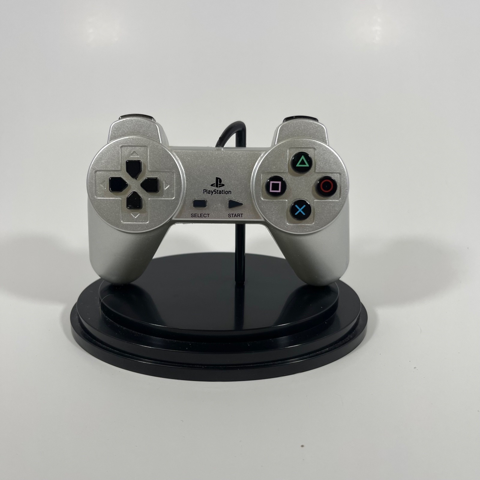 PlayStation Controller Mini Figure Stand Silver Official SCEA 2018 Trophy