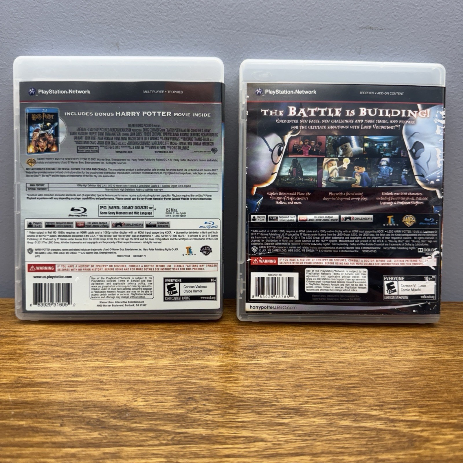 LEGO Harry Potter Years 1-4 & 5-7 (Playstation 3 PS3) Tested Working No Movie