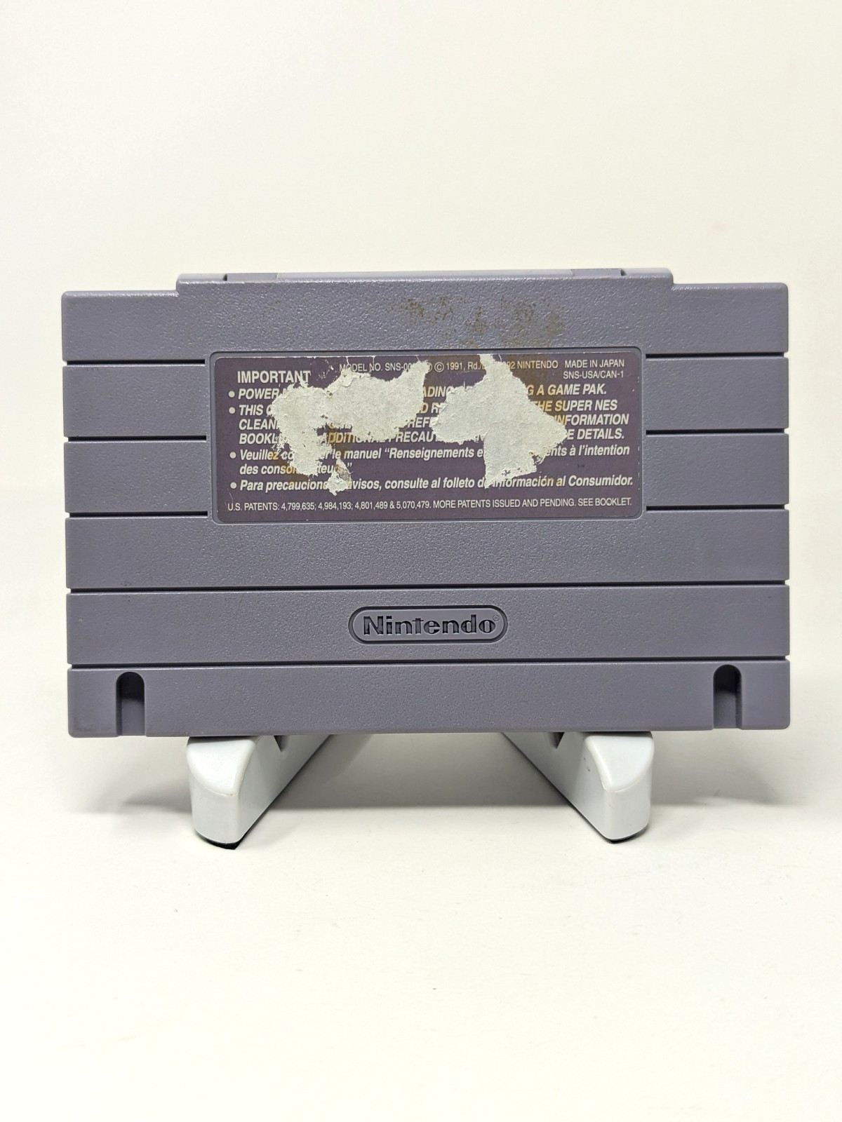 Super Chase HQ Super Nintendo SNES 1993 Game Cartridge Authentic Tested Taito