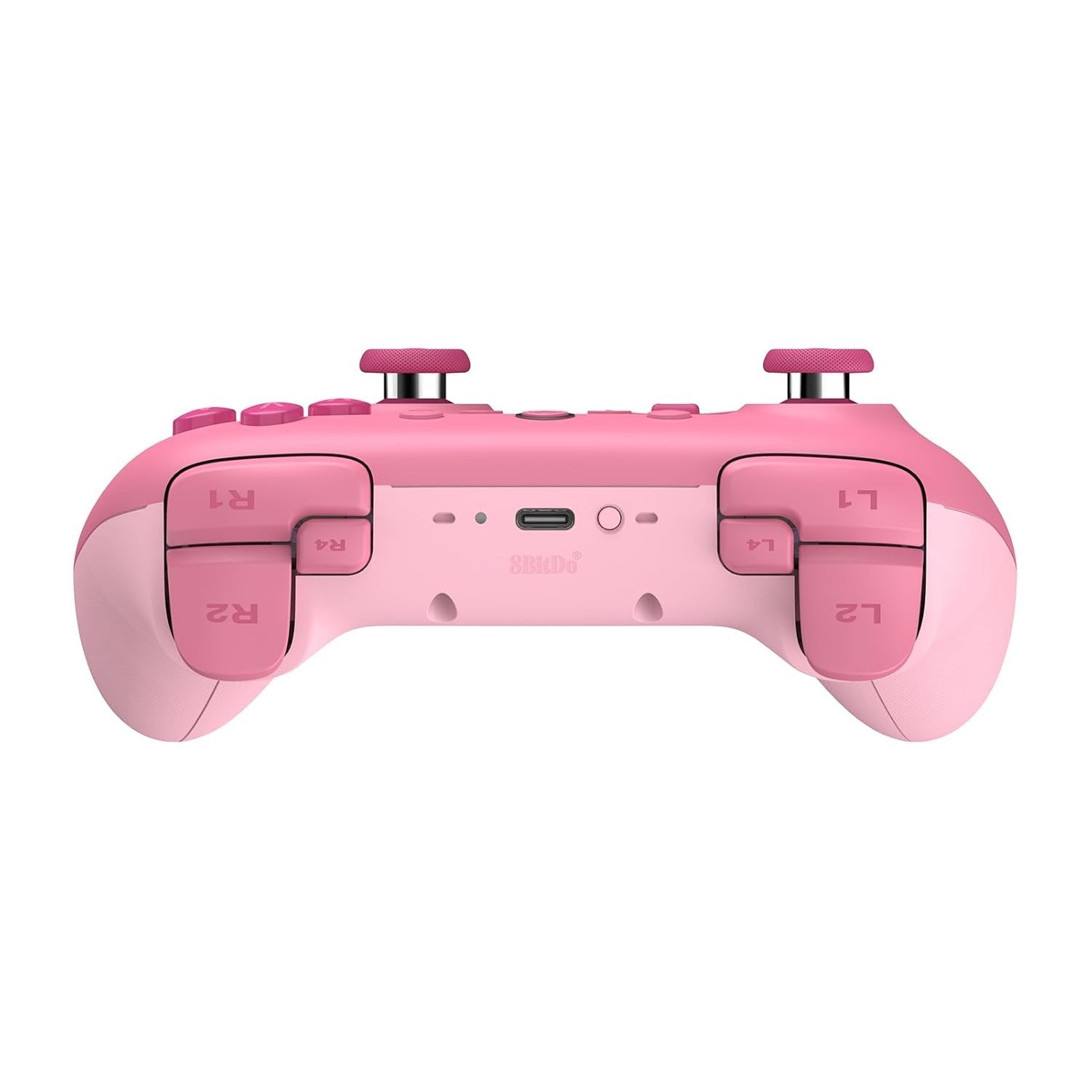 Battery-Powered Pink Game Controller with Custom Mapping for Nintendo Switch 2
