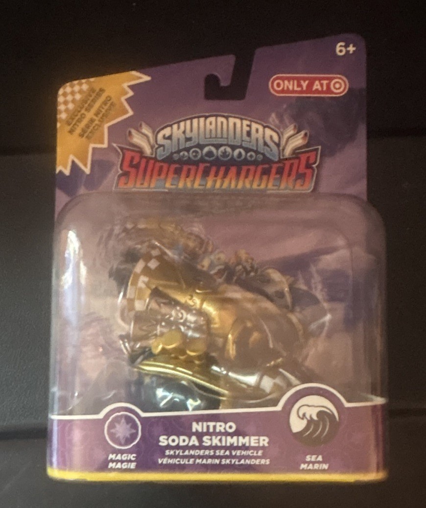 Skylanders SuperChargers Nitro Soda Skimmer Vehicle Figure NIB