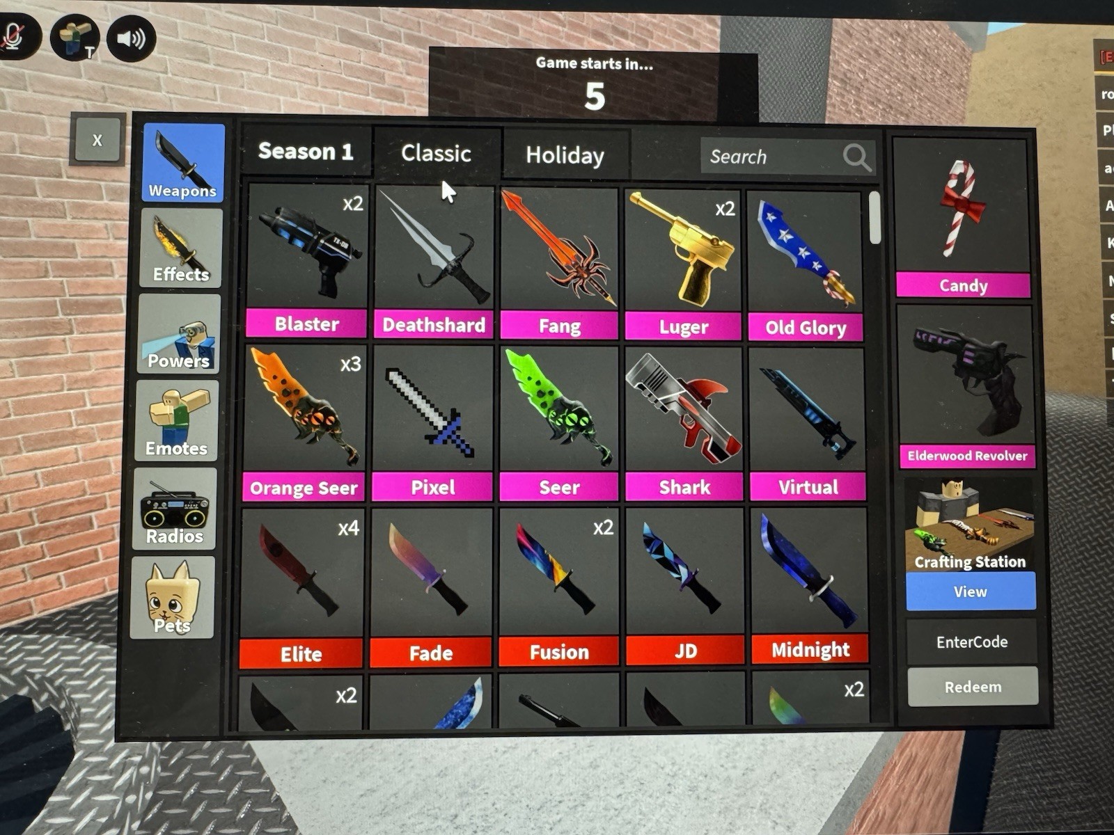 Roblox MM2 Murder Mystery 2 Items, COLLECTIBLES and GODLIES