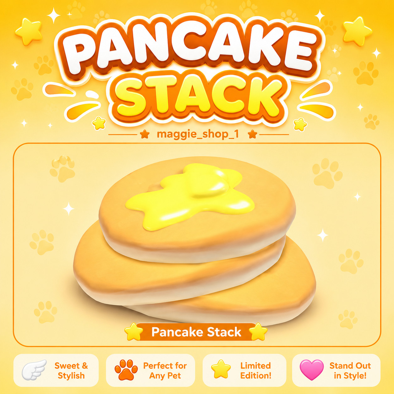 Pancake Stack Pet Wear Adopt From Me Today ✨ Fast Delivery ✨ Top Picks ✨