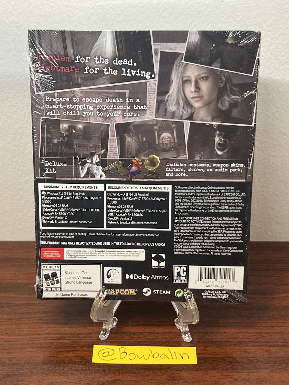 Resident Evil Requiem Deluxe Edition + Steelbook PC Steam Edition – Factory Dmg!