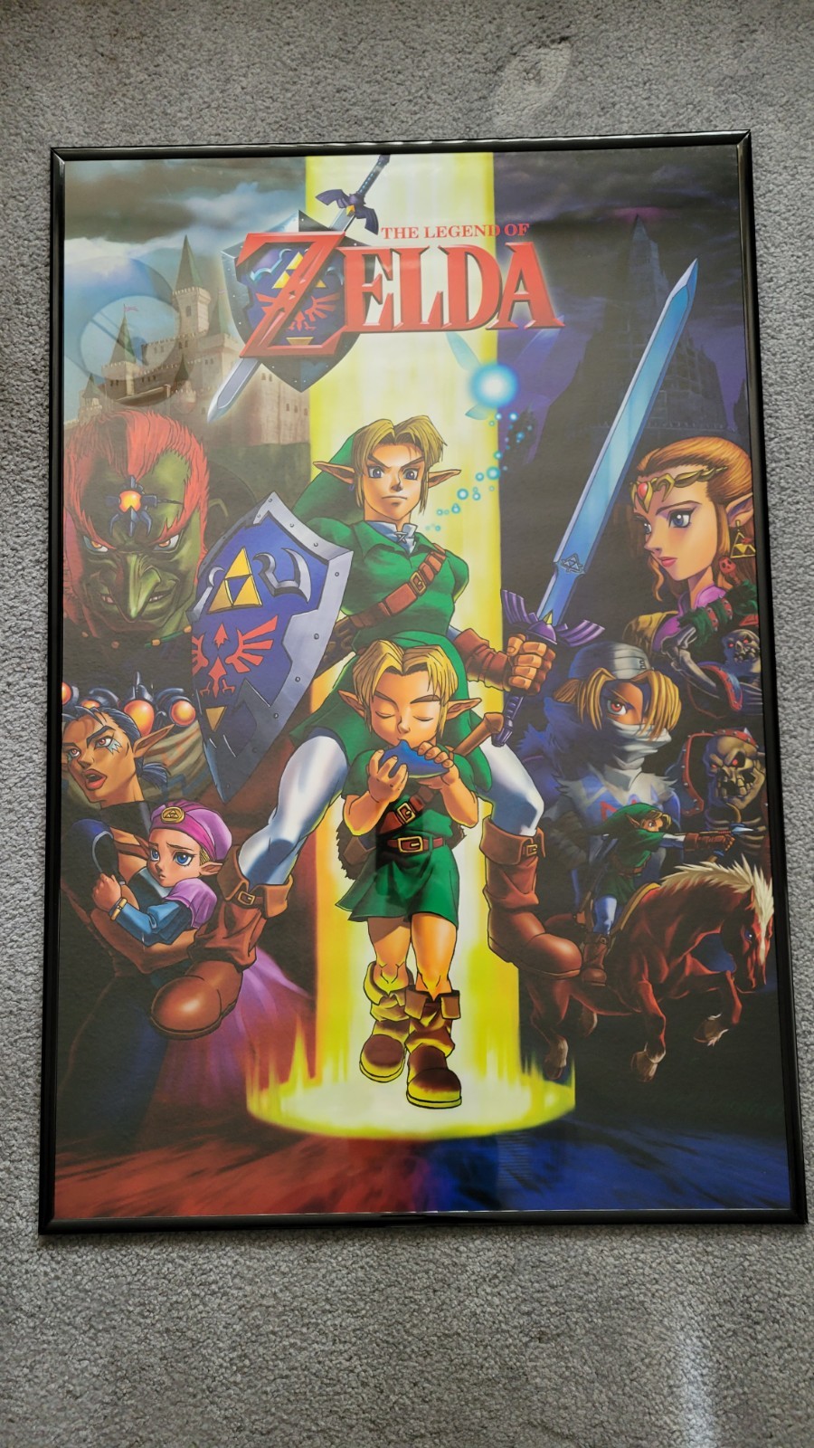 BRAND NEW SEALED – The Legend of Zelda: Ocarina of Time Poster 24 x 36 Nintendo!