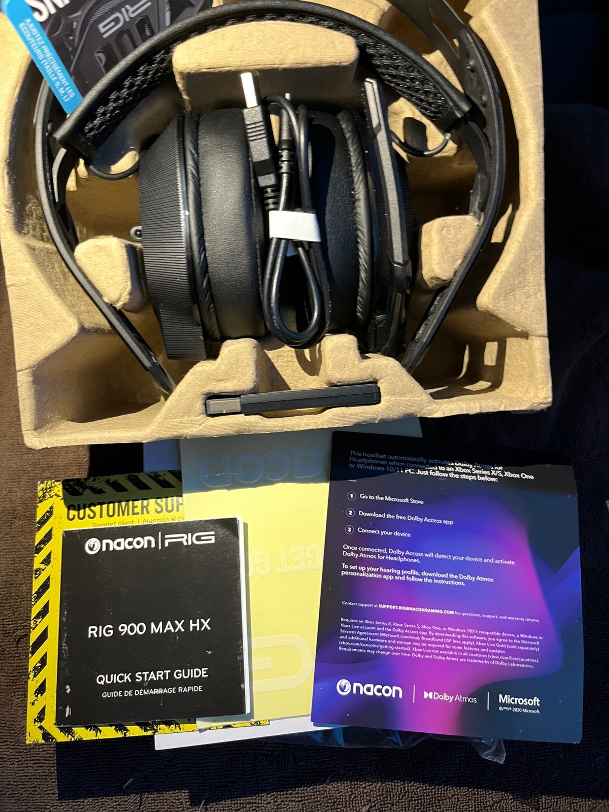 RIG 900 MAX HX wireless gaming headset, for Xbox, PC, & mobile with Dolby Atmos