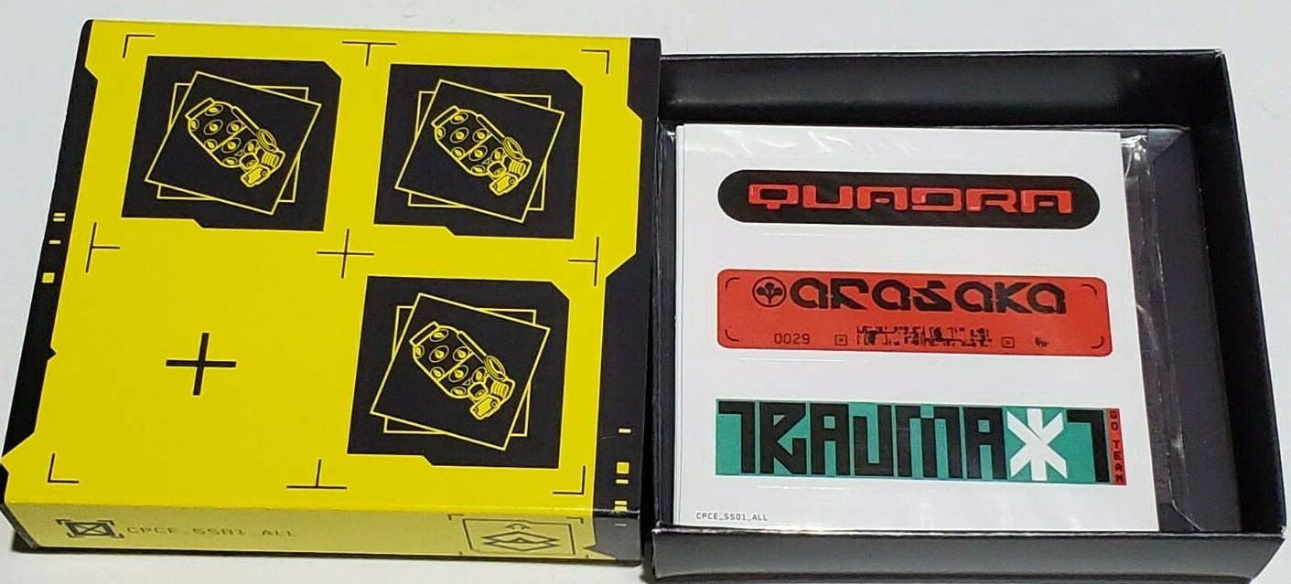 Cyberpunk 2077 Collector’s Edition Sticker Bomb Set (12)