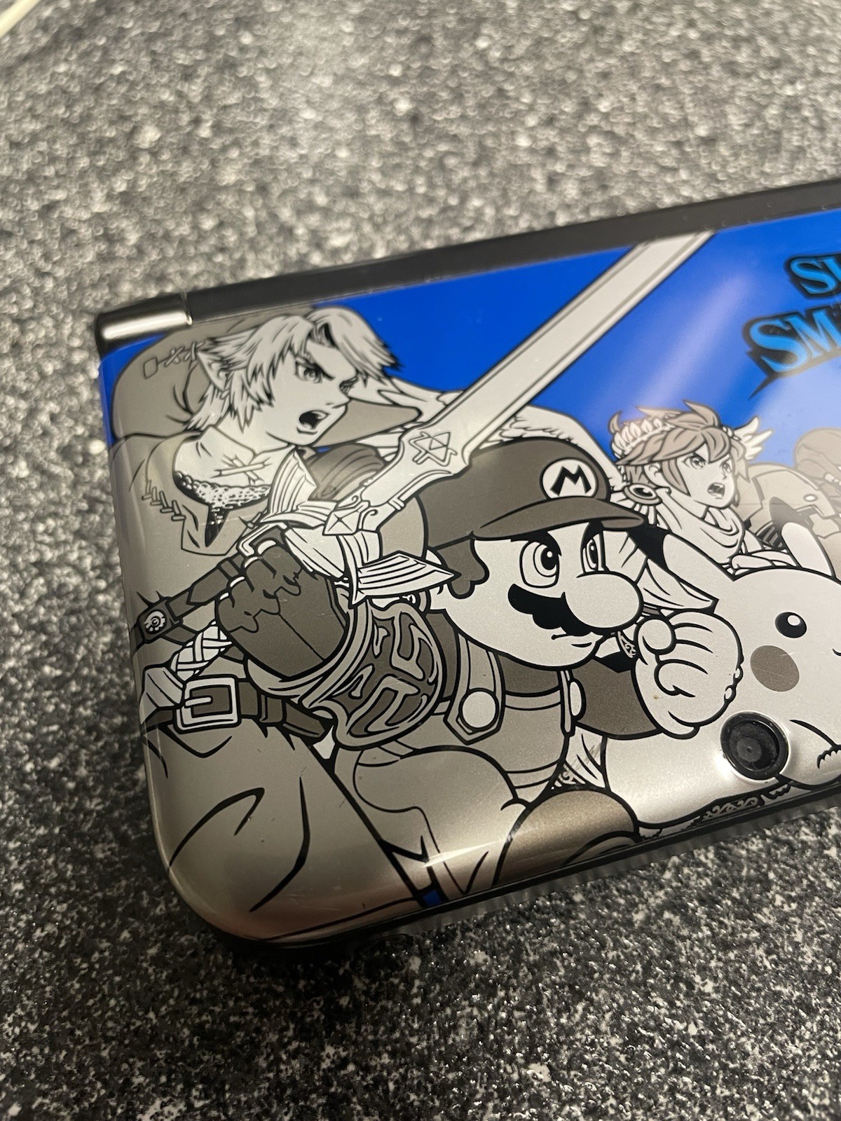 Nintendo 3DS XL Super Smash Bros. Edition Blue Handheld Console – NO SOUND