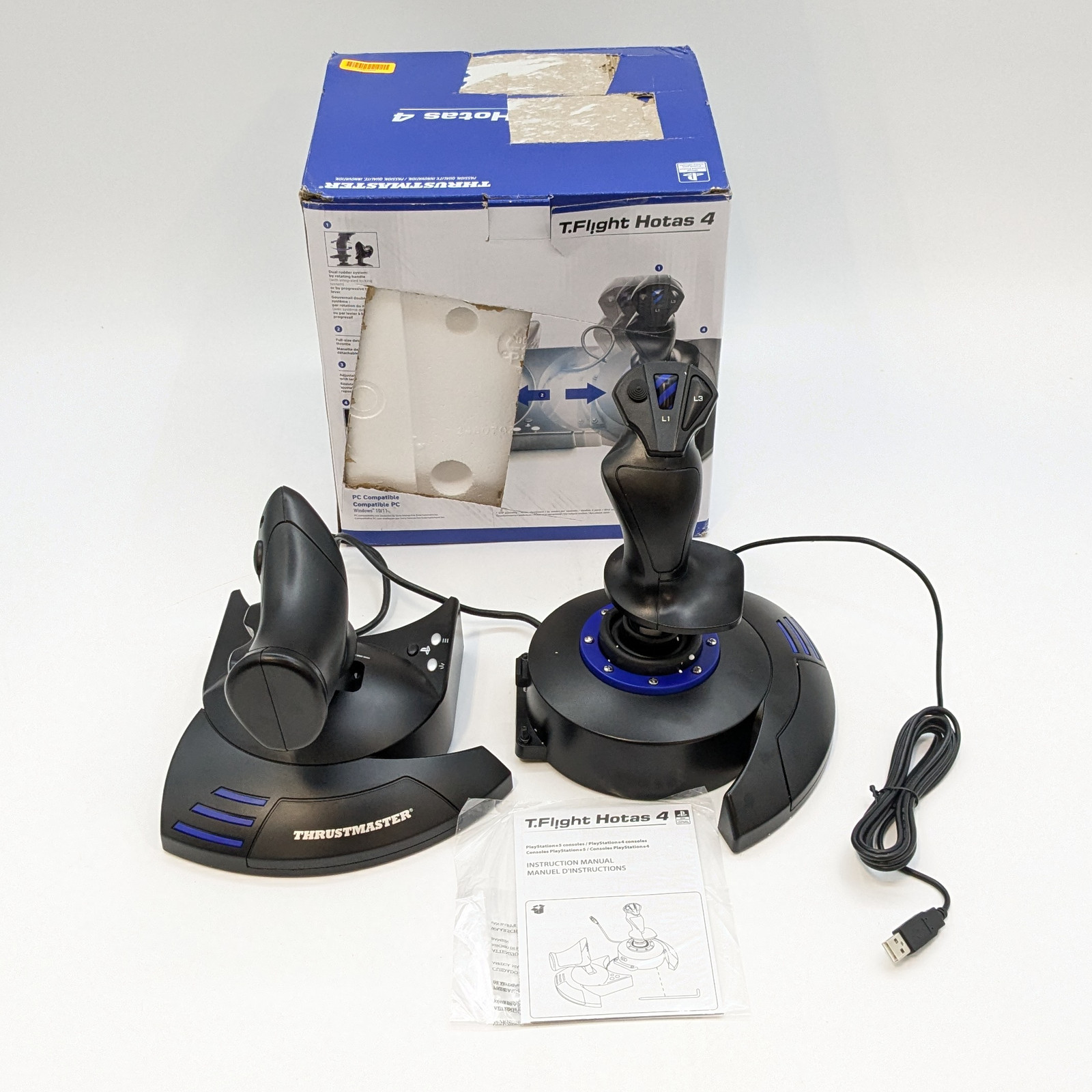 Thrustmaster T.Flight Hotas 4 Joystick For PS4/PS5/Windows (4169085) – Black
