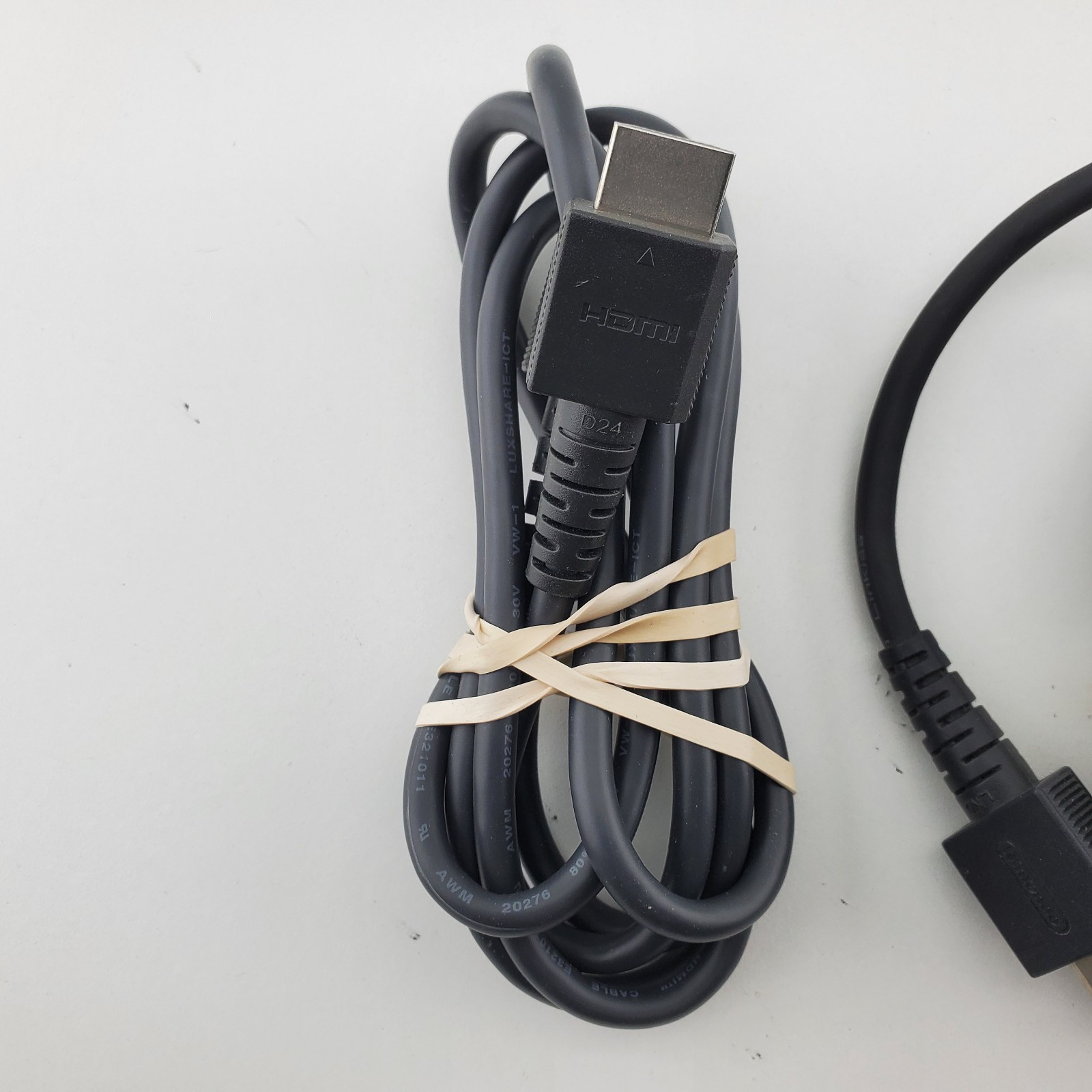 Lot Of 2 Nintendo WUP-008 HDMI Cable OEM High Speed 4K For Nintendo Switch/Wii U
