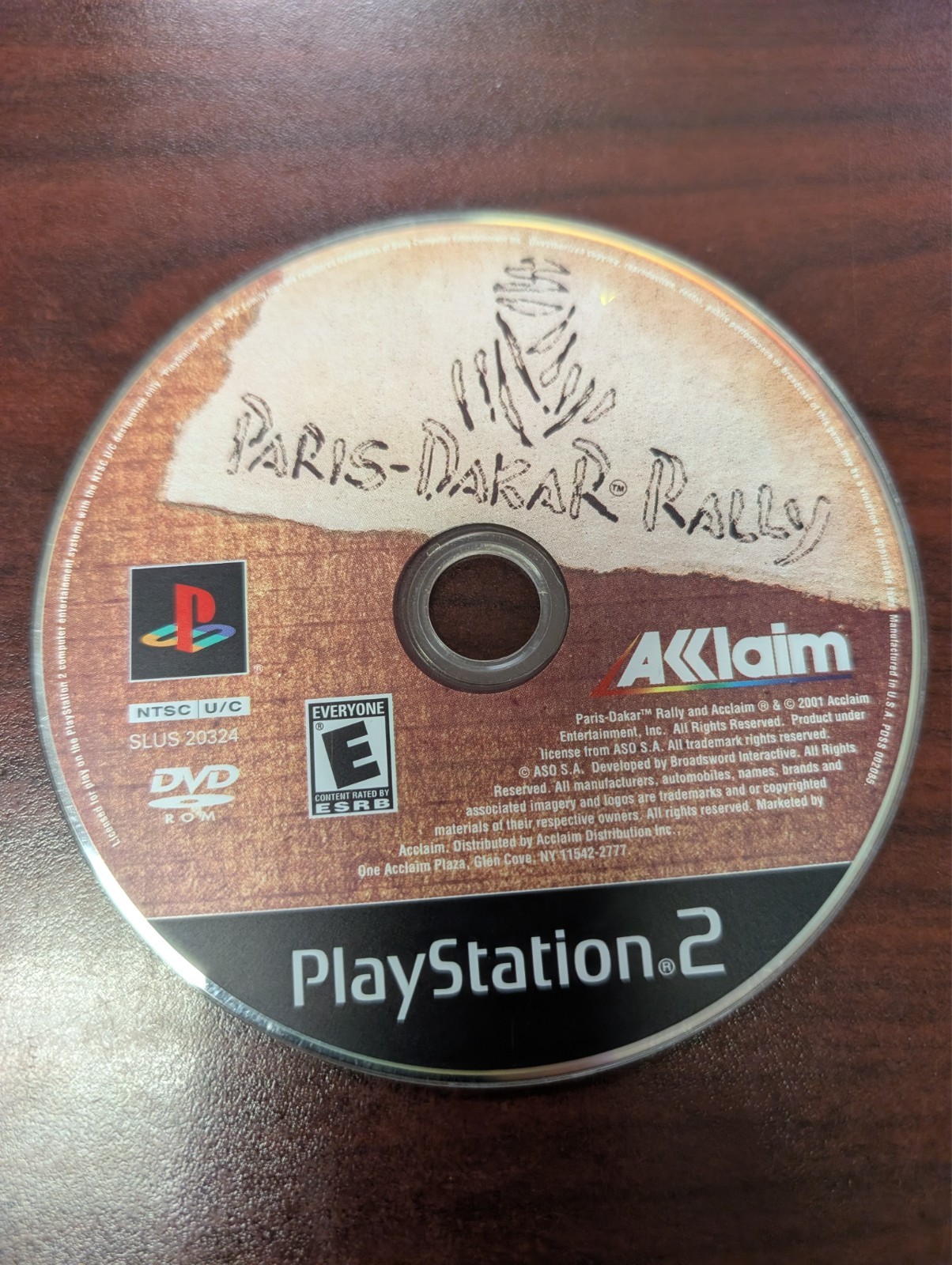 Paris-Dakar Rally (PlayStation 2 PS2, 2001) NO TRACKING – DISC ONLY 2723