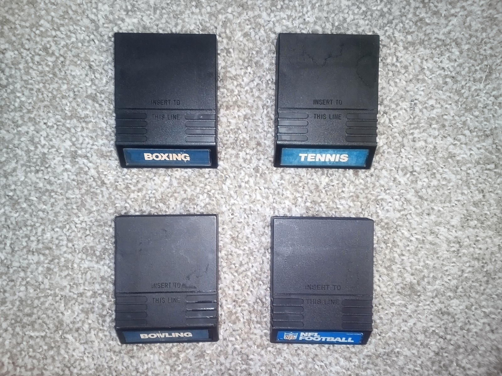 Intellivision Games Lot of 40 Different Titles All Tested and Working See Pics