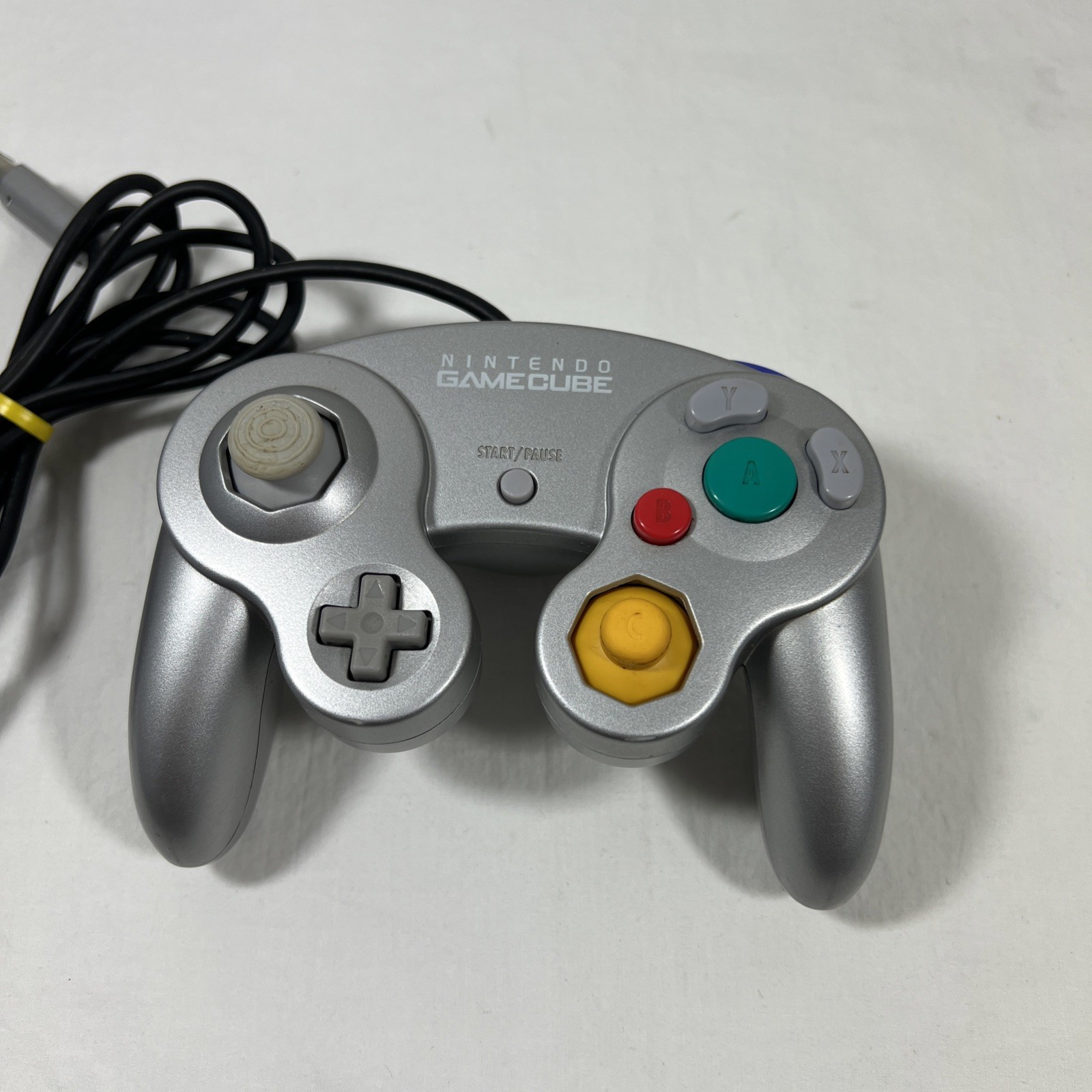 Nintendo GameCube Console Platinum Silver (DOL-101) W/ 1 Controller TESTED