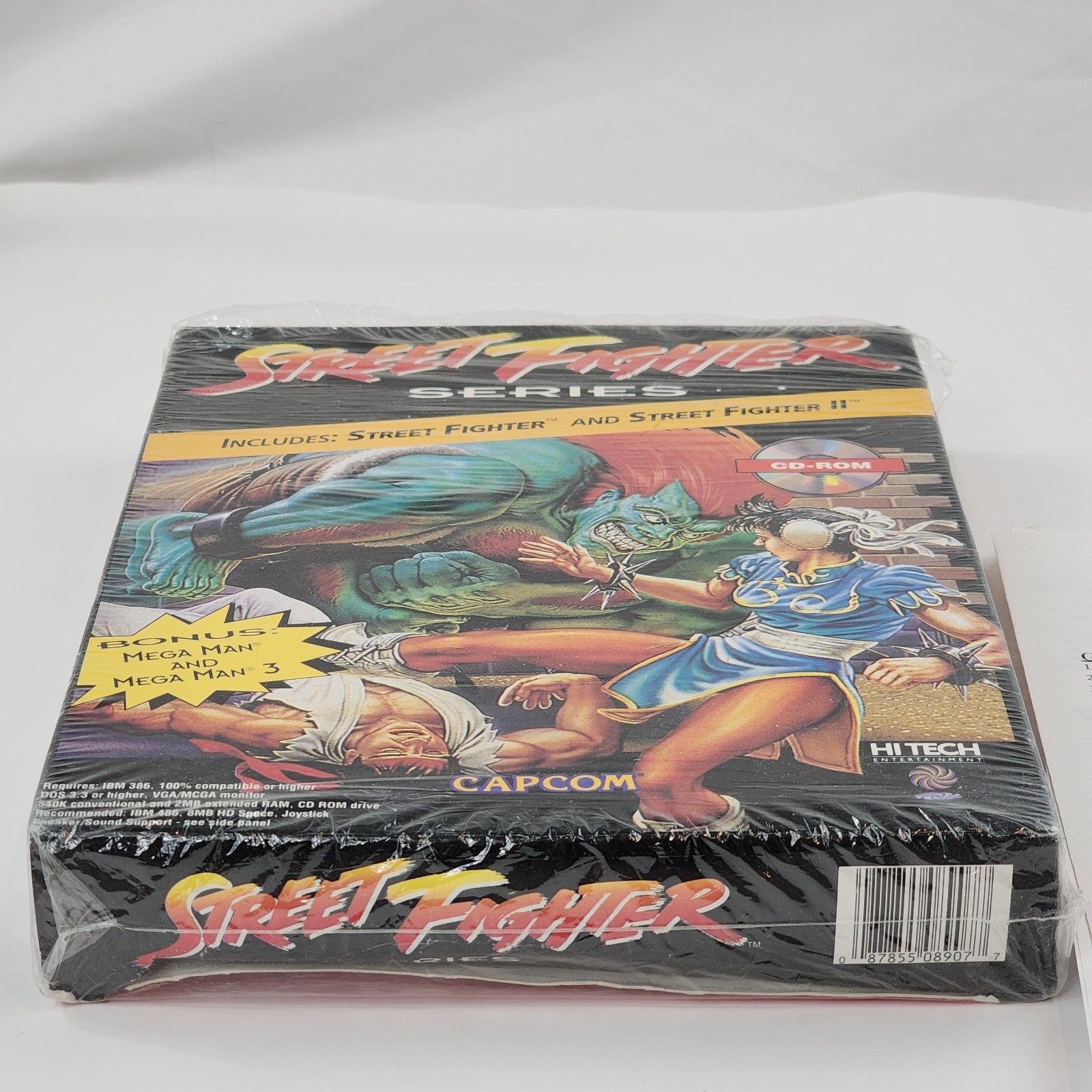 Street Fighter Series 1 & 2 PC Big Box Complete CD Rom W Megaman 1 & 3 Bonus