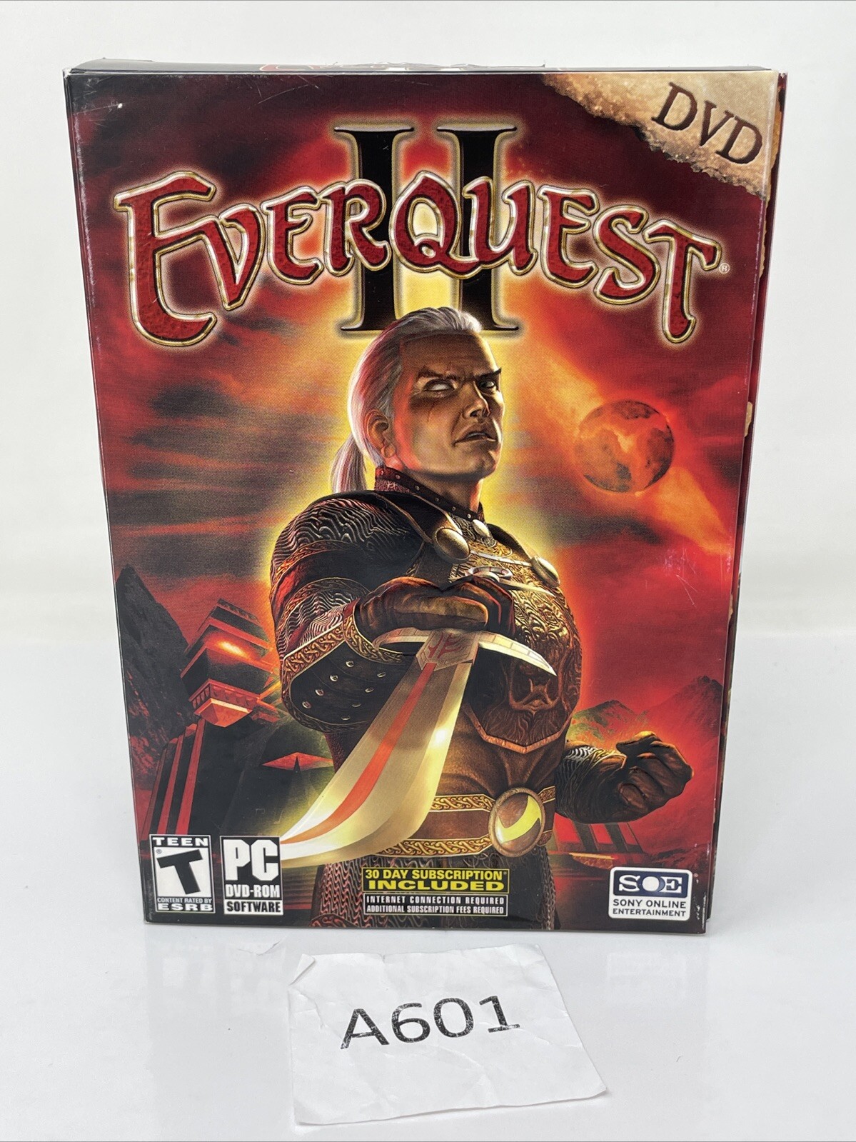 EverQuest II 2004 Sony Online PC Adventure Role playing Game.