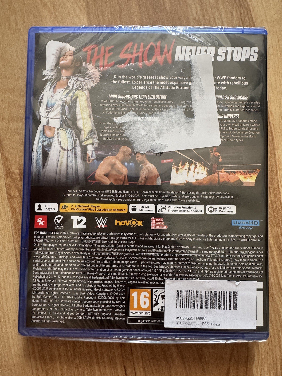 WWE 2K26 (Sony PlayStation 5) – New Sealed