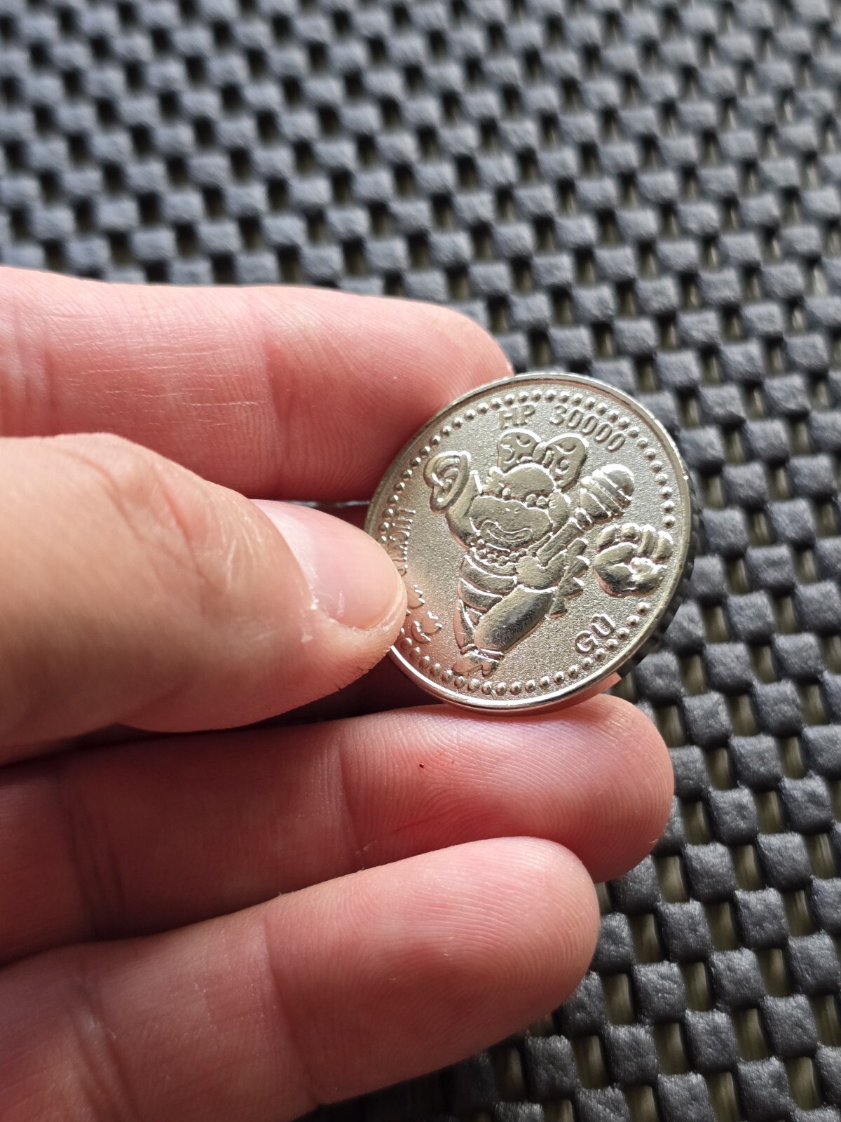 Super Mario Lucky World Coin Medal Nintendo Gachapon Rare Promo SNES GB [Wendy]